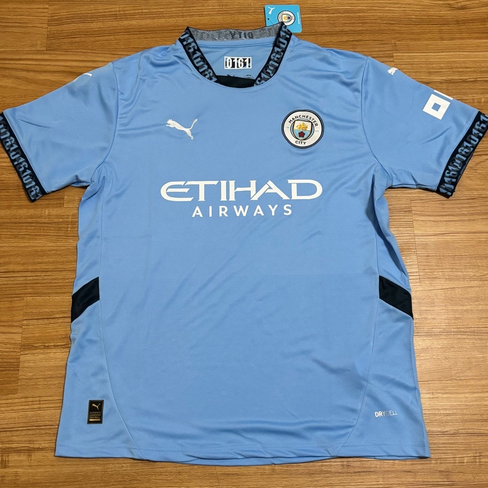 NWT 2024/25 Manchester City Home Jersey Men's Size Large Dry Cell